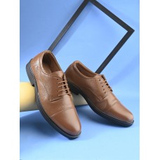 TSF TAN FORMAL SHOE FOR MEN's (KIM-32-TAN)
